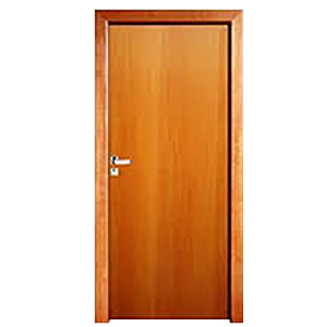 Porta de Unitex vernizado para interior