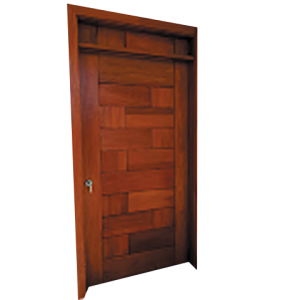 Porta de madeira maciça Umbila