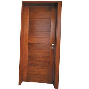 Porta de madeira maciça Umbila