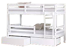 Beliche em madeira prensada branca