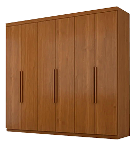 Guardafato/Roupeiro madeira macica com 4 portas