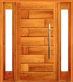 Porta Pivot madeira maciça Umbila