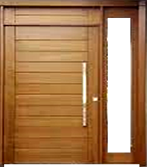 Porta Pivot madeira maciça Umbila