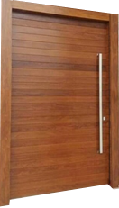 Porta Pivot madeira maciça Umbila